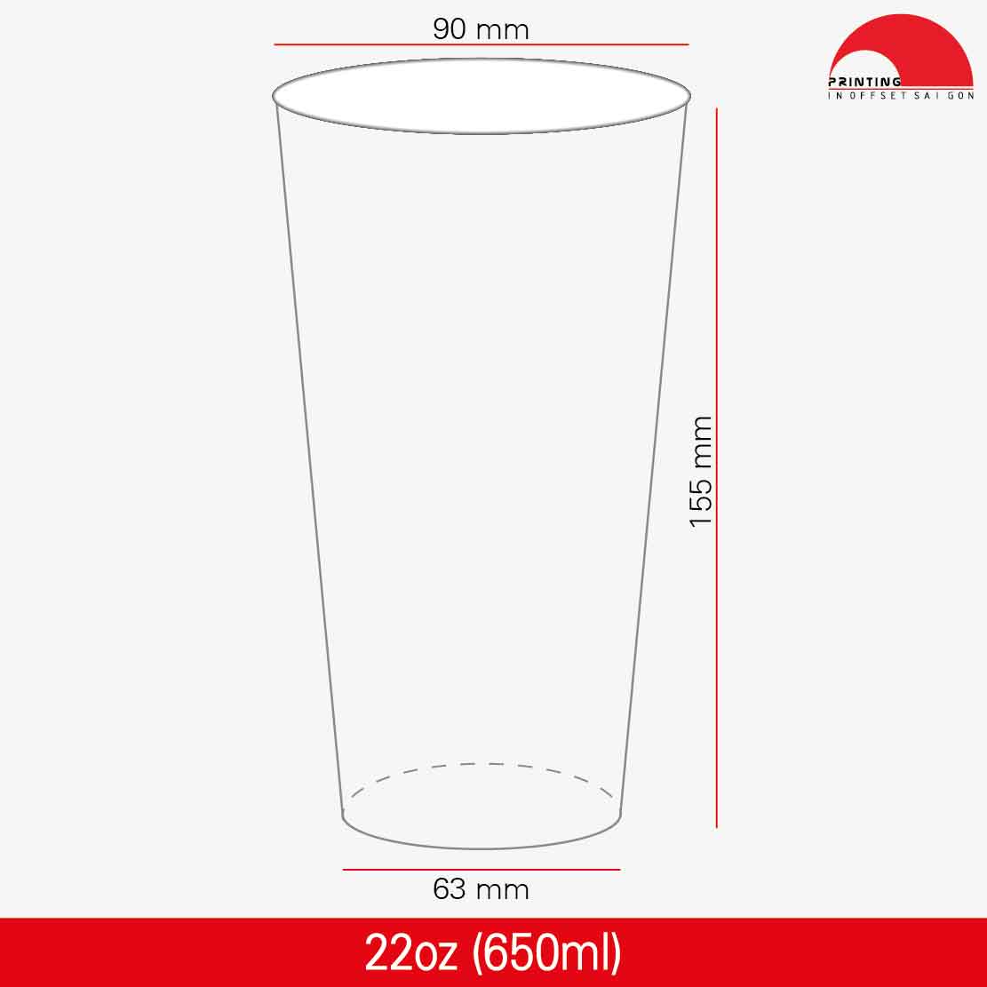 Ly Giấy 22oz - 650 ml