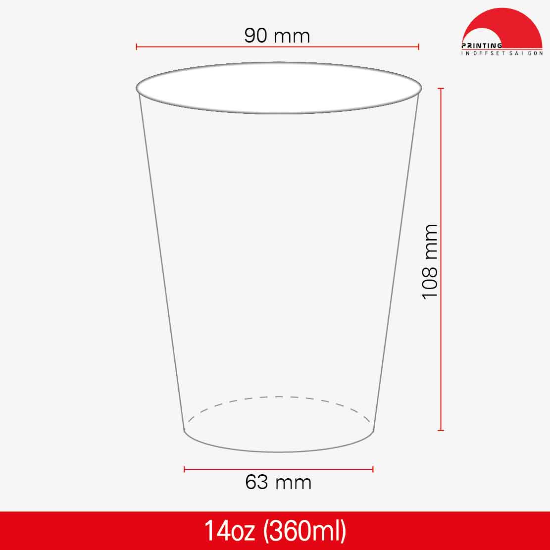 Ly Giấy 14oz - 360 ml