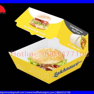 Hộp Giấy Ham Burger Take Away